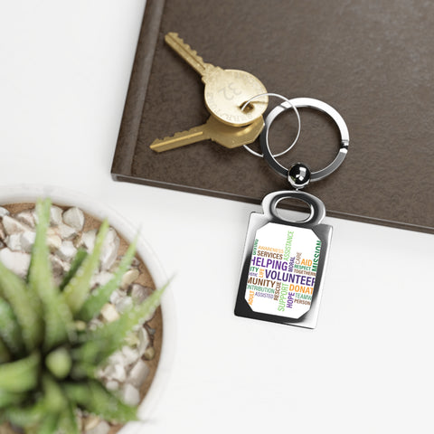 Rectangle Photo Keyring - Fundraiser Options